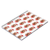 Carnet Anglais Cocker Spaniel Chien race Noël (Côté gauche)