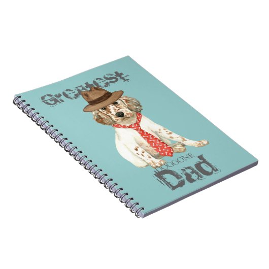 Carnet Anglais Setter Papa (Côté Droit)