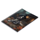 Carnet Anglais Springer espagnol Citrouille Halloween eff (Côté gauche)