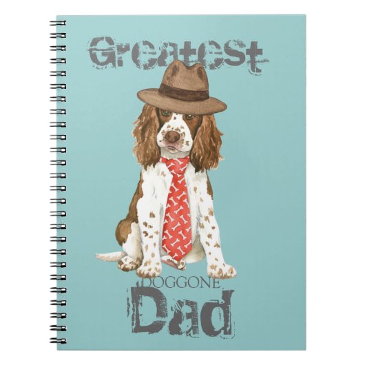 Carnet Anglais Springer Spaniel Papa (Devant)