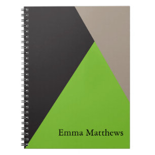 Carnet Angle sur couleur moderne professionnel personnali