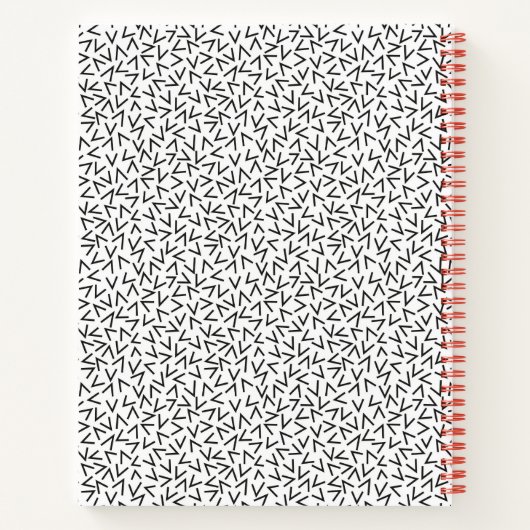 Carnet Angles cool Conception géométrique (Dos)