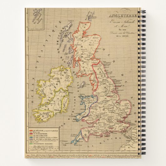 Carnet Angleterre, Ecosse, Irlande et Man en 1100 (Dos)