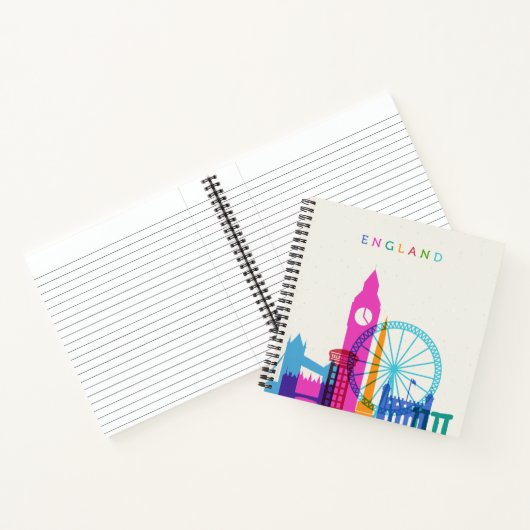 Carnet Angleterre Skyline (Intérieur)