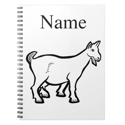 Carnet Animal de chèvre Thunder_Cove (Devant)