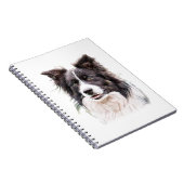 Carnet Animal de chien de Collie Frontière (Côté Droit)