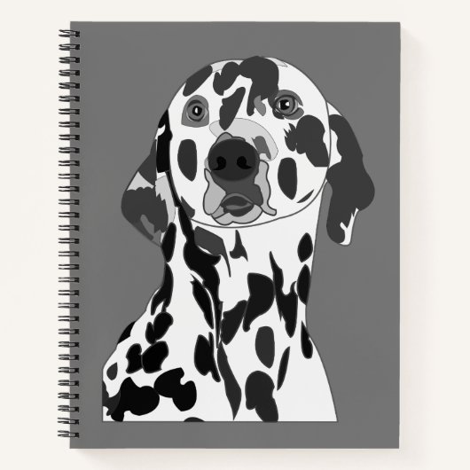 Carnet Animal de compagnie de chien dalmate (Devant)