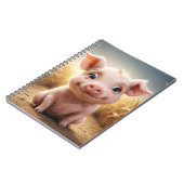 Carnet Animal de ferme bébé : le petit cochon  (Côté gauche)
