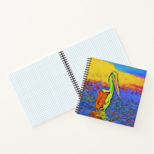 Carnet animal - pélican (Intérieur)