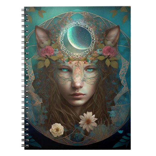 Carnet Animal Spirit Mystical Fantasy Art (Devant)