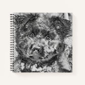 Carnet AnimalArtBW_Dog_005 (Devant)