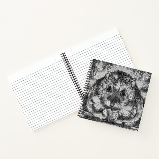 Carnet AnimalArtBW_Hamster_001 (Intérieur)