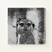 Carnet AnimalArtBW_Meerkat_002 (Dos)