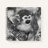 Carnet AnimalArtBW_Monkey_002 (Devant)
