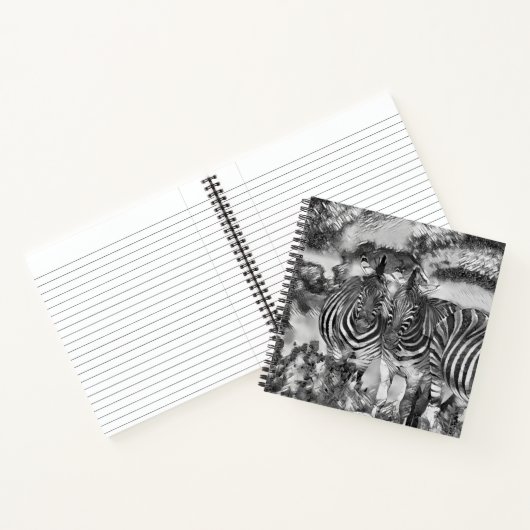 Carnet AnimalArtBW_Zebra_012 (Intérieur)