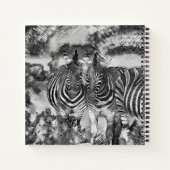 Carnet AnimalArtBW_Zebra_012 (Dos)
