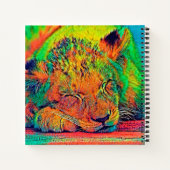 Carnet AnimalColor_Lion_002 (Dos)