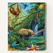 Carnet Animals living together throw pillow (Dos)