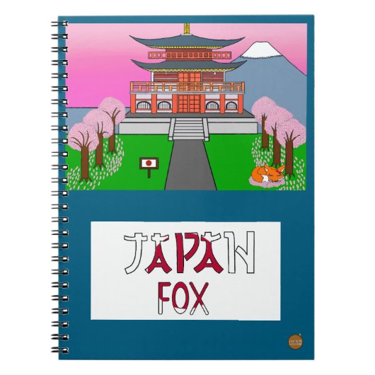 Carnet Animals the World Japan Fox Notebook (Devant)