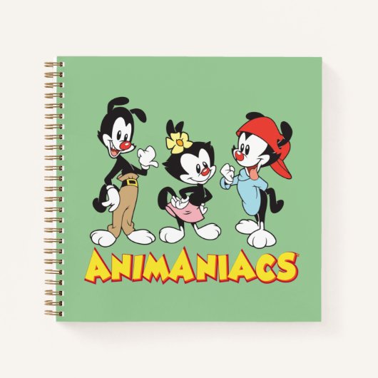 Carnet Animaniacs | Yakko, Dot et Wakko debout (Devant)