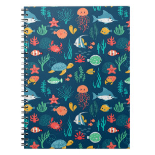 Carnet Animated sea life design