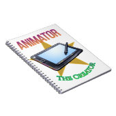 Carnet Animator - The Creator Spiral Notebook (Côté Droit)