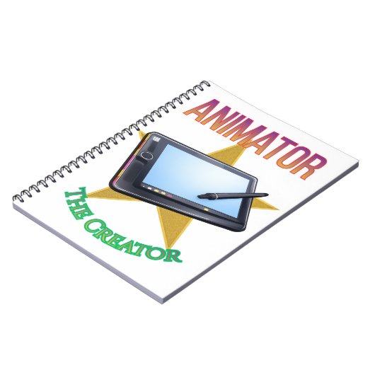 Carnet Animator - The Creator Spiral Notebook (Côté gauche)