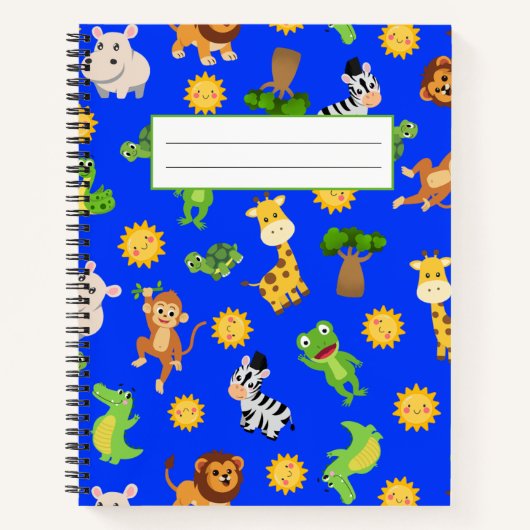 Carnet Animaux africains (Devant)