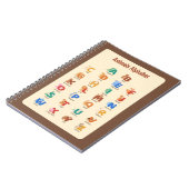 Carnet Animaux Alphabet École Apprentissage (Côté gauche)