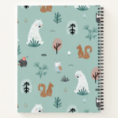 Carnet Animaux boisés pastel (Dos)