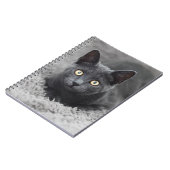 Carnet Animaux de bébés cutest | Chat gris (Côté gauche)