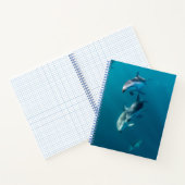 Carnet Animaux de bébés cutest | Famille de dauphins (Intérieur)