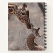 Carnet Animaux de bébés cutest | Giraffe mère et bébé (Dos)