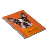 Carnet Animaux de bébés cutest | Orange Boston Terrier (Côté Droit)