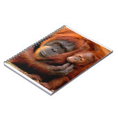 Carnet Animaux de bébés cutest | Orangutan Maman & Baby (Côté gauche)