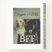 Carnet Animaux de compagnie amis besties ajouter nom anim (Dos)