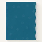 Carnet Animaux de compagnie assis Bain Salon Grooming Foo (Dos)