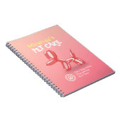 Carnet Animaux de compagnie assis Grooming Beauté Salon C (Côté Droit)