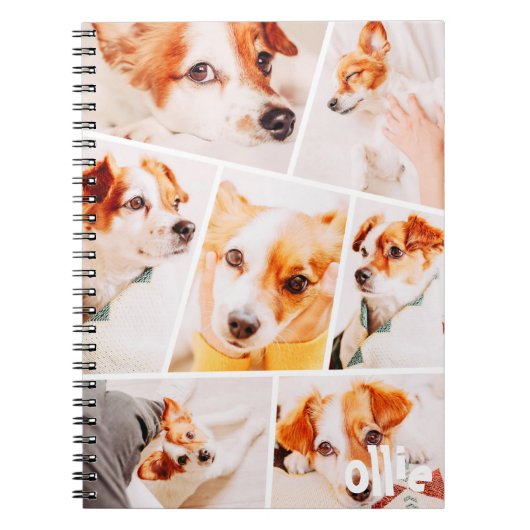 Carnet Animaux de compagnie Moderne Simple Personnalisé 7 (Devant)