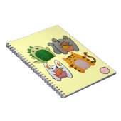 Carnet Animaux de dessin animé de Kawaii (Côté Droit)