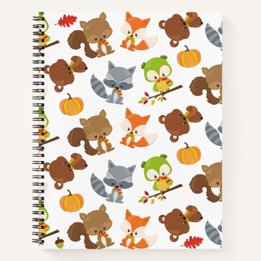 Carnet Animaux de forêt, Animaux de forêt, Animaux d'auto (Devant)