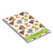 Carnet Animaux de forêt, Animaux de forêt, Votre nom (Côté Droit)