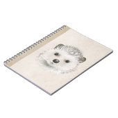 Carnet Animaux de la forêt Aquarelle Floral Spirale Simpl (Côté gauche)