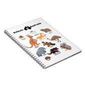 Carnet Animaux de l'Australie faune australienne (Côté Droit)