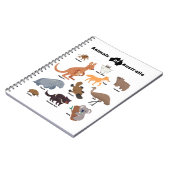 Carnet Animaux de l'Australie faune australienne (Côté gauche)