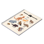 Carnet Animaux de l'Australie faune australienne (Côté gauche)
