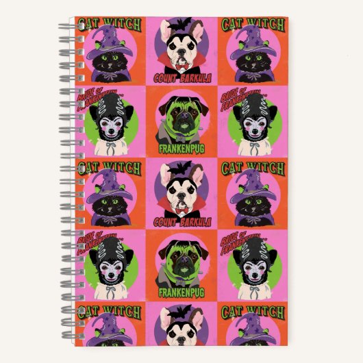 Carnet Animaux d'Halloween (Recto)