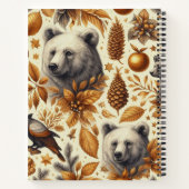 Carnet Animaux d'hiver vintages (Dos)