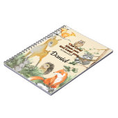 Carnet Animaux mignons de la forêt École Enfants Bénédict (Côté gauche)