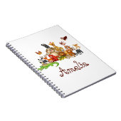 Carnet Animaux pour enfants personnalisés (Côté Droit)